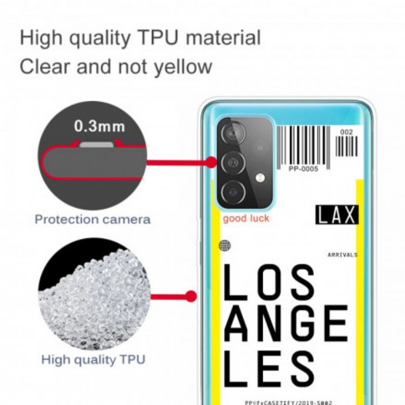 Coque Samsung Galaxy A32 4G Boarding Pass to Los Angeles