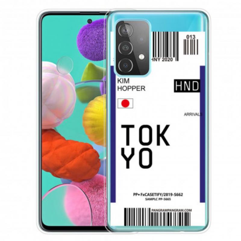 Coque Samsung Galaxy A32 4G Boarding Pass to Tokyo