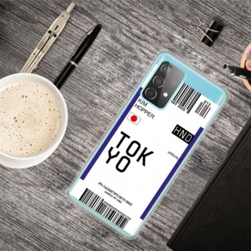 Coque Samsung Galaxy A32 4G Boarding Pass to Tokyo