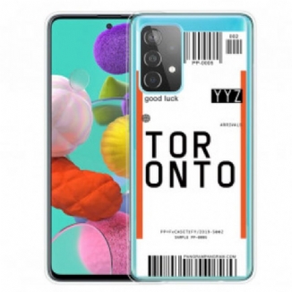 Coque Samsung Galaxy A32 4G Boarding Pass to Toronto