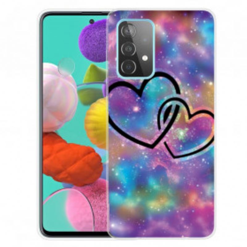 Coque Samsung Galaxy A32 4G Coeurs Enchaînés