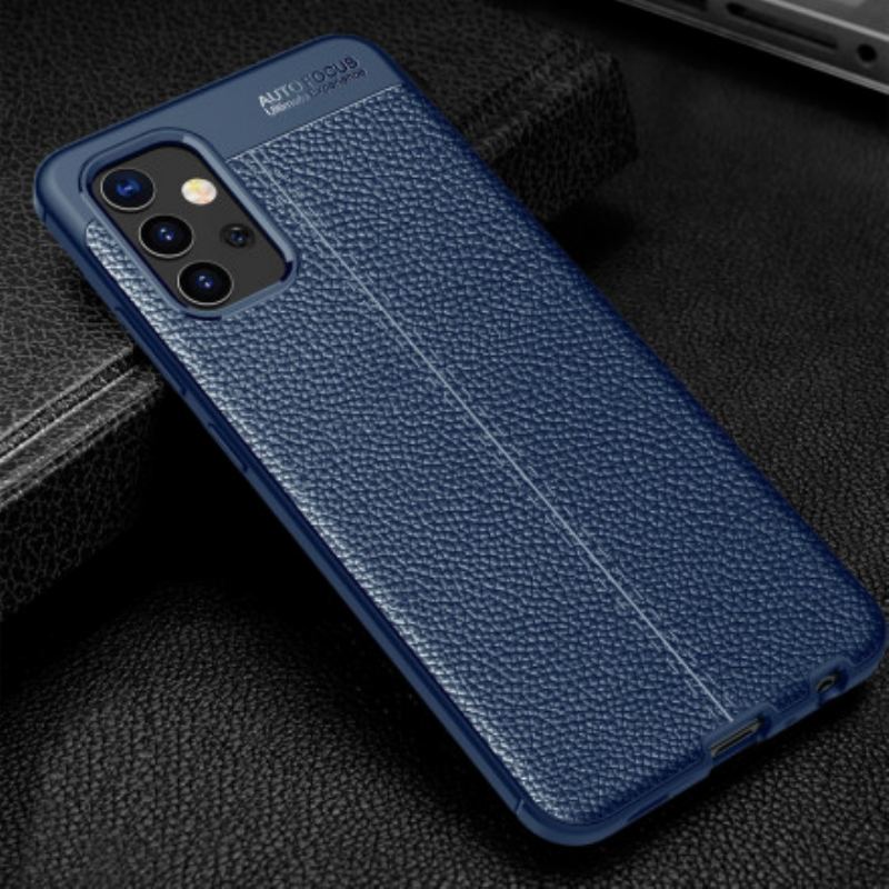 Coque Samsung Galaxy A32 4G Effet Cuir Litchi Double Line