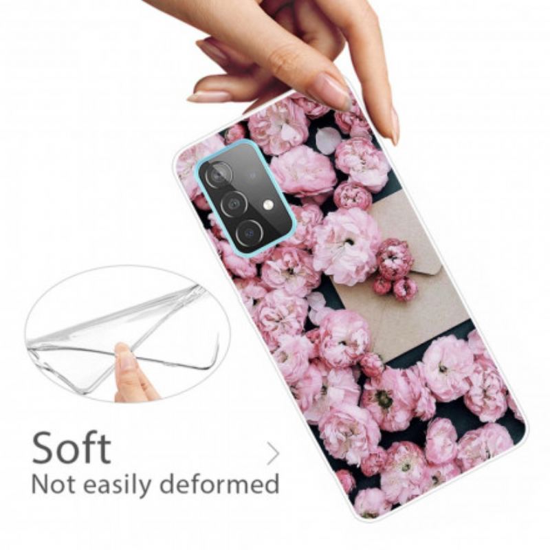 Coque Samsung Galaxy A32 4G Fleurs Intenses