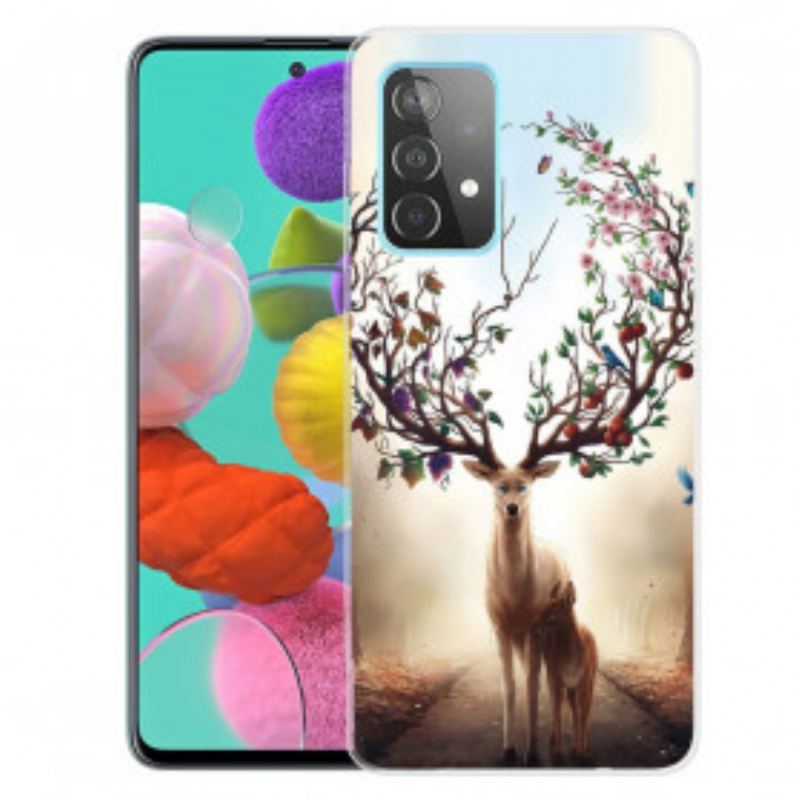 Coque Samsung Galaxy A32 4G Flexible Cerf