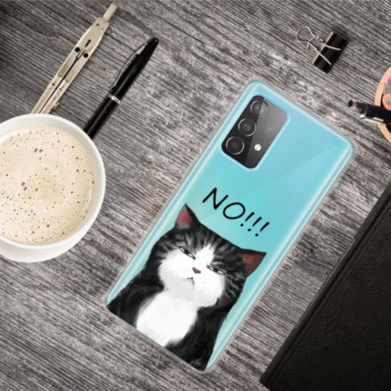 Coque Samsung Galaxy A32 4G Le Chat Qui Dit Non