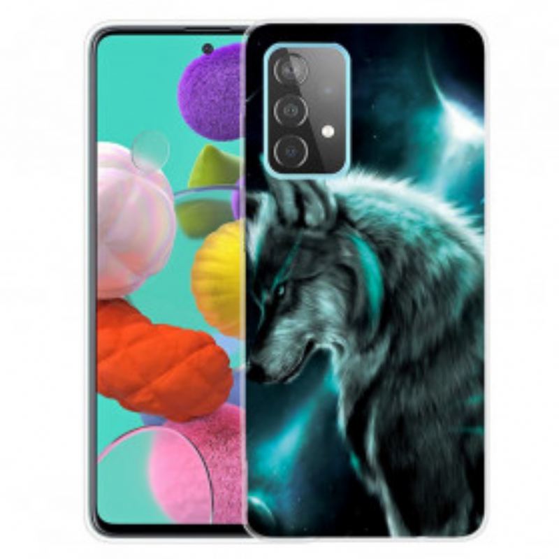 Coque Samsung Galaxy A32 4G Loup Royal