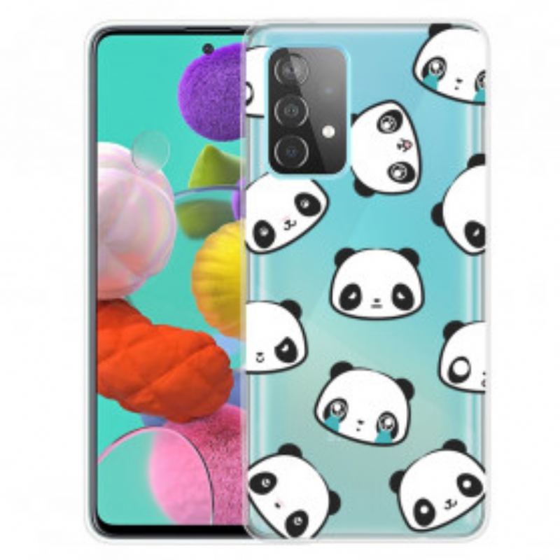 Coque Samsung Galaxy A32 4G Pandas Sentimentaux