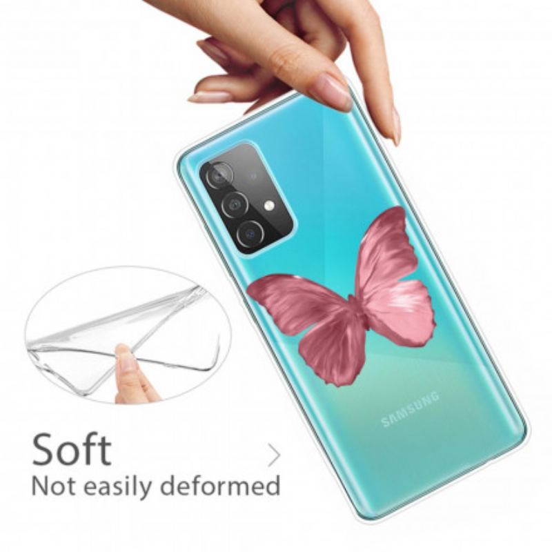 Coque Samsung Galaxy A32 4G Papillons Sauvages