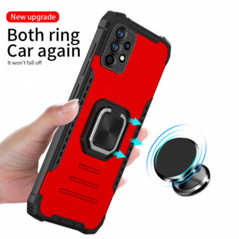 Coque Samsung Galaxy A32 4G Ring et Plaque Métal