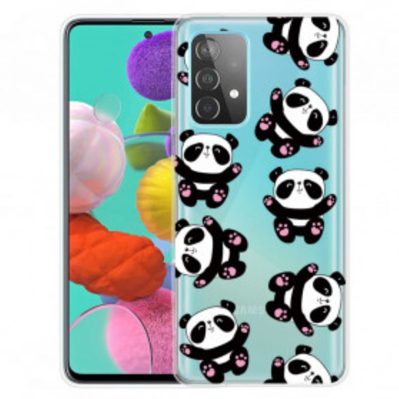 Coque Samsung Galaxy A32 4G Top Pandas Fun