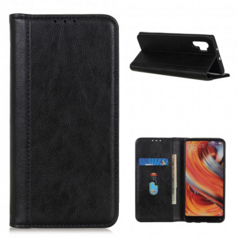 Flip Cover Samsung Galaxy A32 4G Cuir Fendu Litchi Business