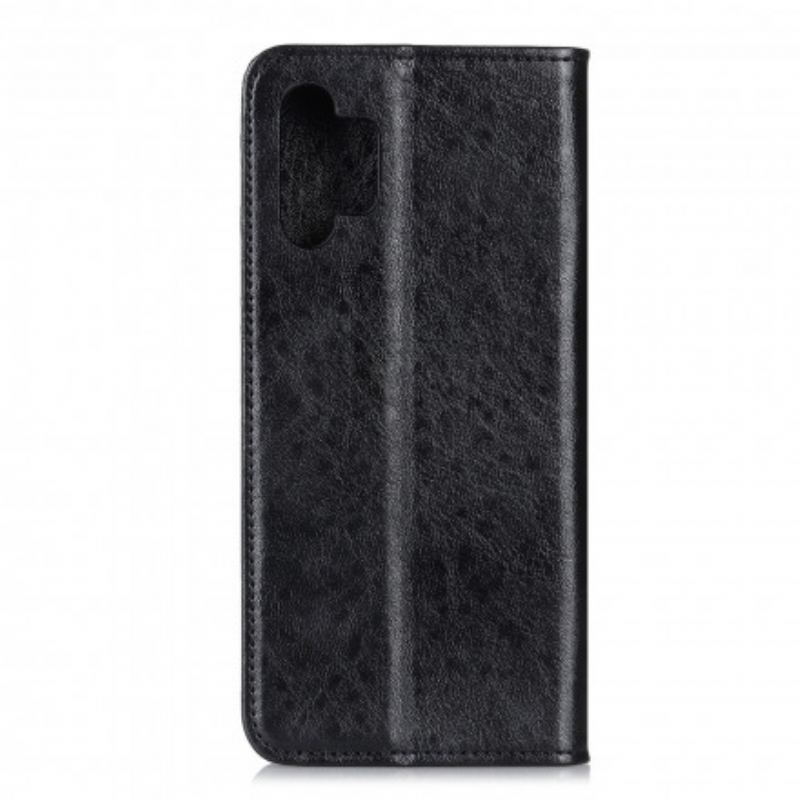 Flip Cover Samsung Galaxy A32 4G Texture Cuir Fendu