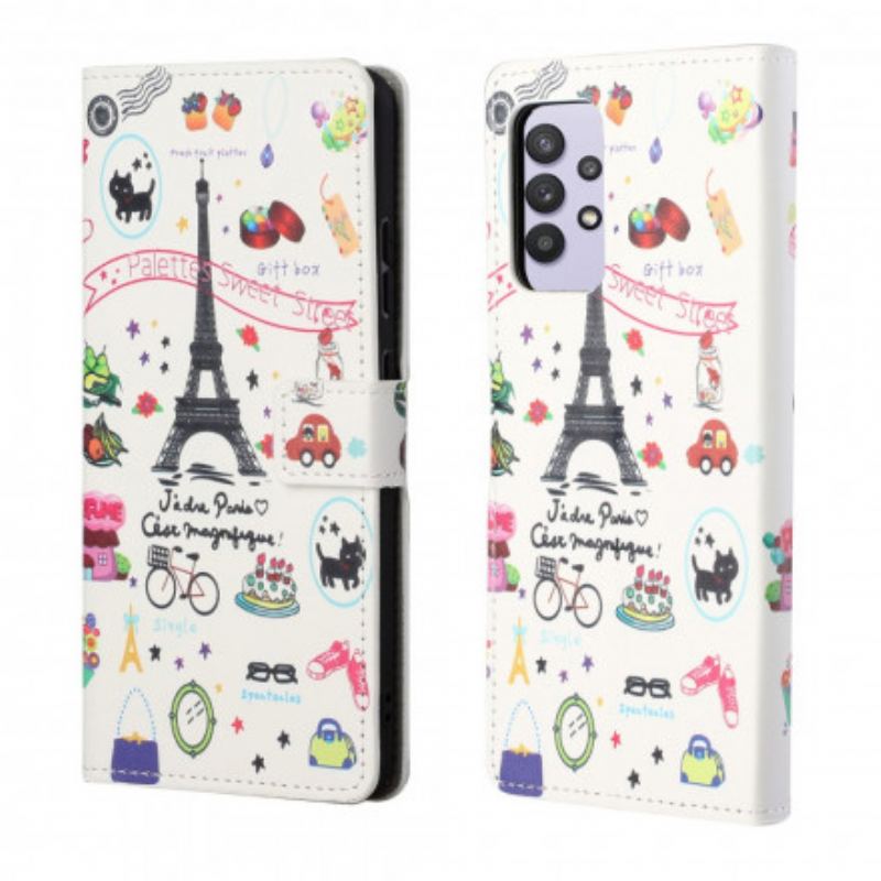 Housse Samsung Galaxy A32 4G J'adore Paris