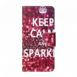 Housse Samsung Galaxy A32 4G Keep Calm and Sparkle