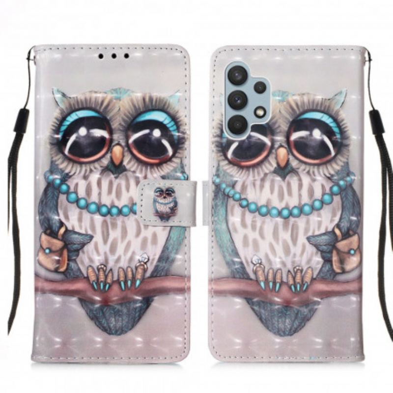 Housse Samsung Galaxy A32 4G Miss Hibou