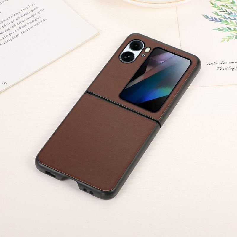 Coque Oppo Find N2 Flip Cuir Véritable