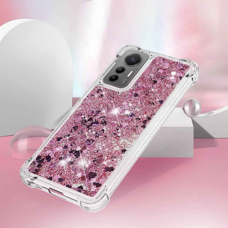 Coque Xiaomi 12 Lite Paillettes Colorées