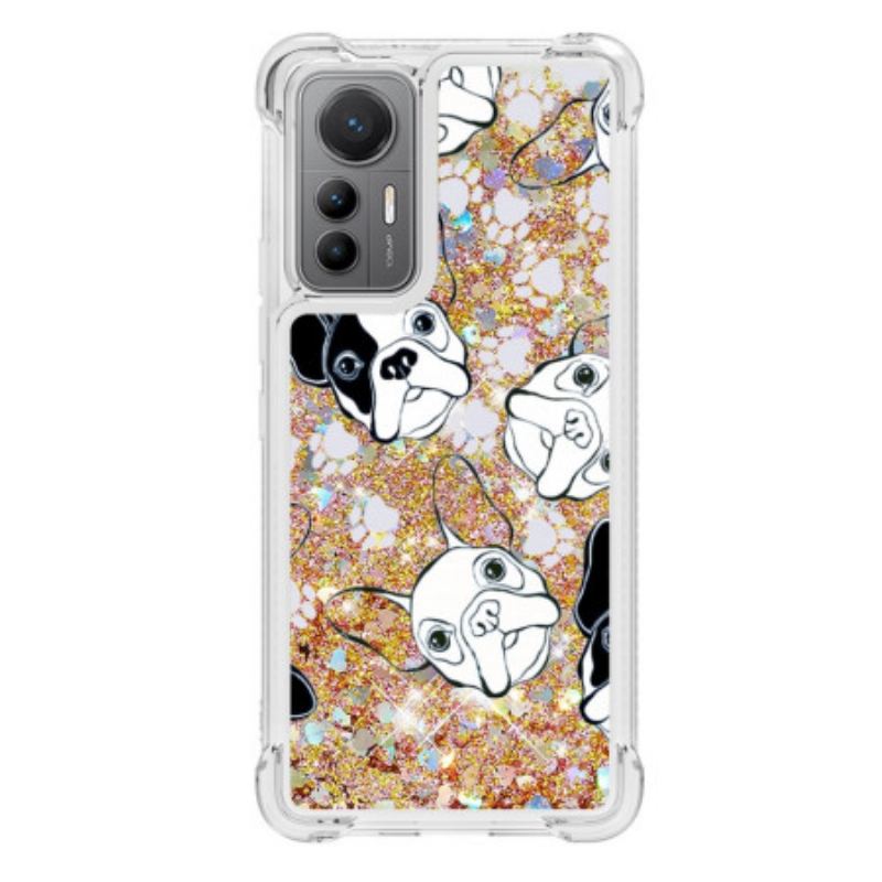 Coque Xiaomi 12 Lite Paillettes Mr Chien