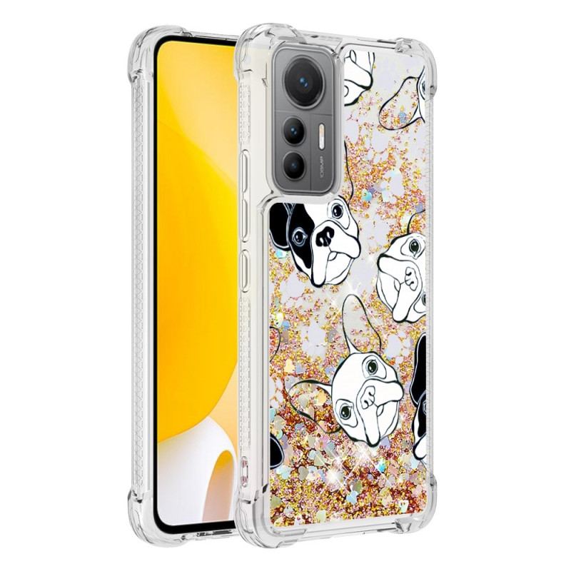 Coque Xiaomi 12 Lite Paillettes Mr Chien