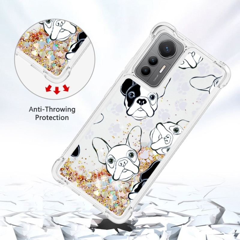 Coque Xiaomi 12 Lite Paillettes Mr Chien