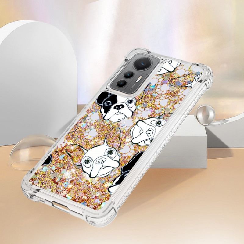 Coque Xiaomi 12 Lite Paillettes Mr Chien