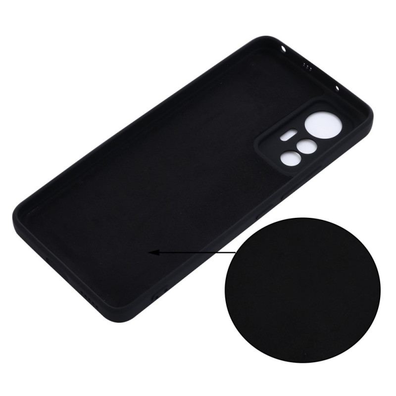 Coque Xiaomi 12 Lite Silicone Liquide à Lanière