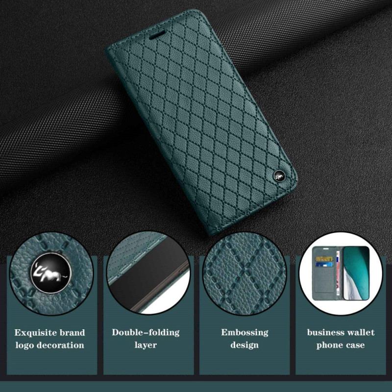 Flip Cover Xiaomi 12 Lite Losanges RFID