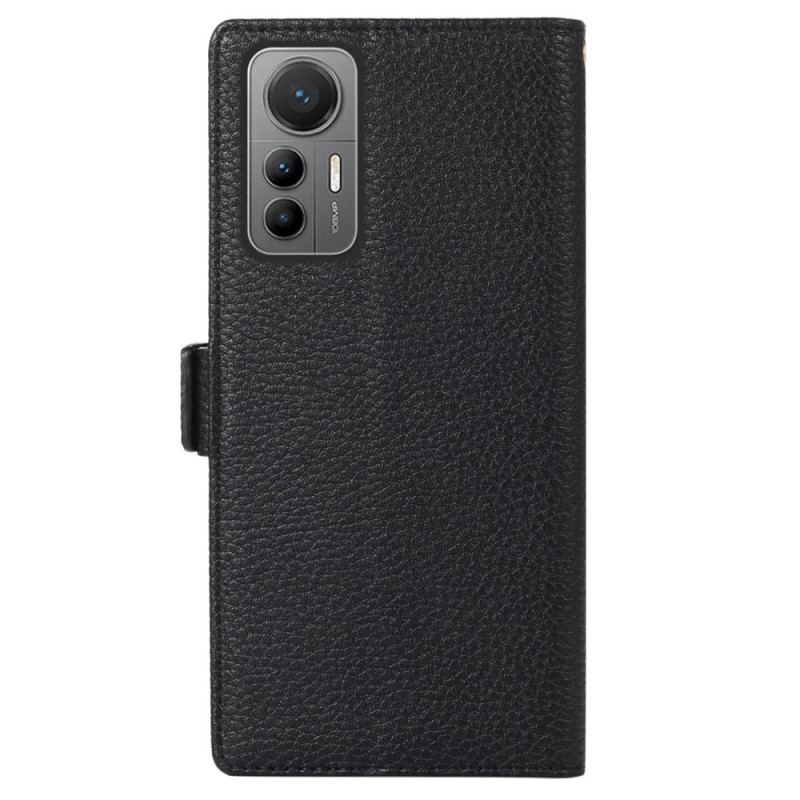 Flip Cover Xiaomi 12 Lite Pochette Frontale et Lanière