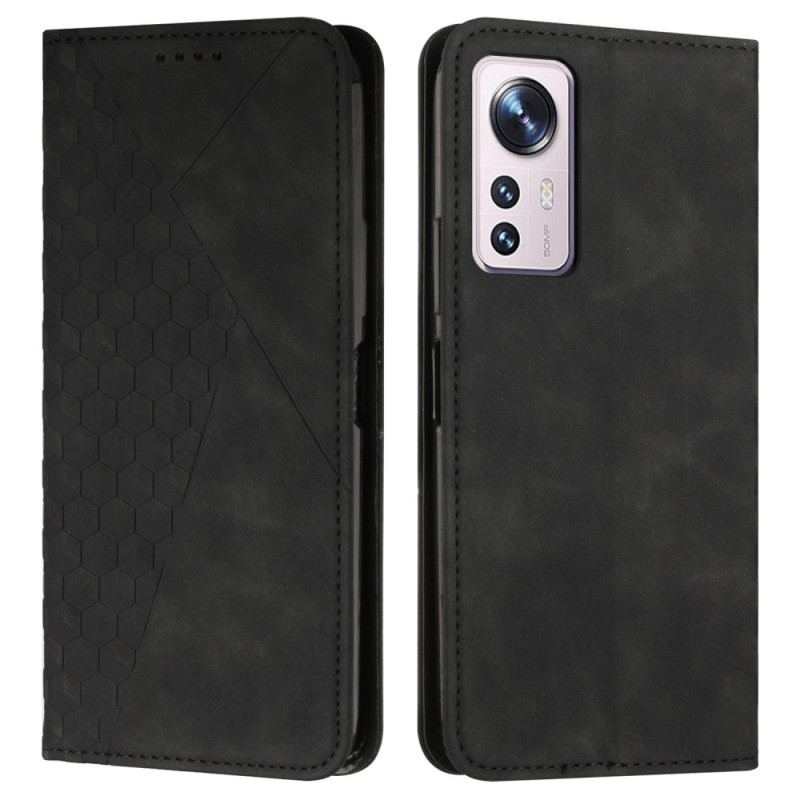 Flip Cover Xiaomi 12 Lite Style Cuir Motif 3D