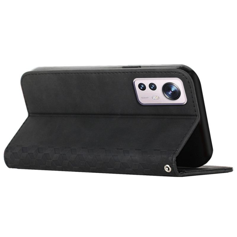 Flip Cover Xiaomi 12 Lite Style Cuir Motif 3D