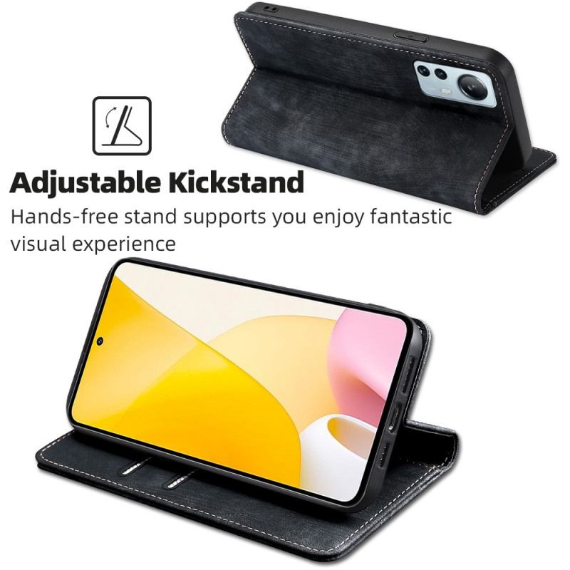 Flip Cover Xiaomi 12 Lite Style Cuir Rétro