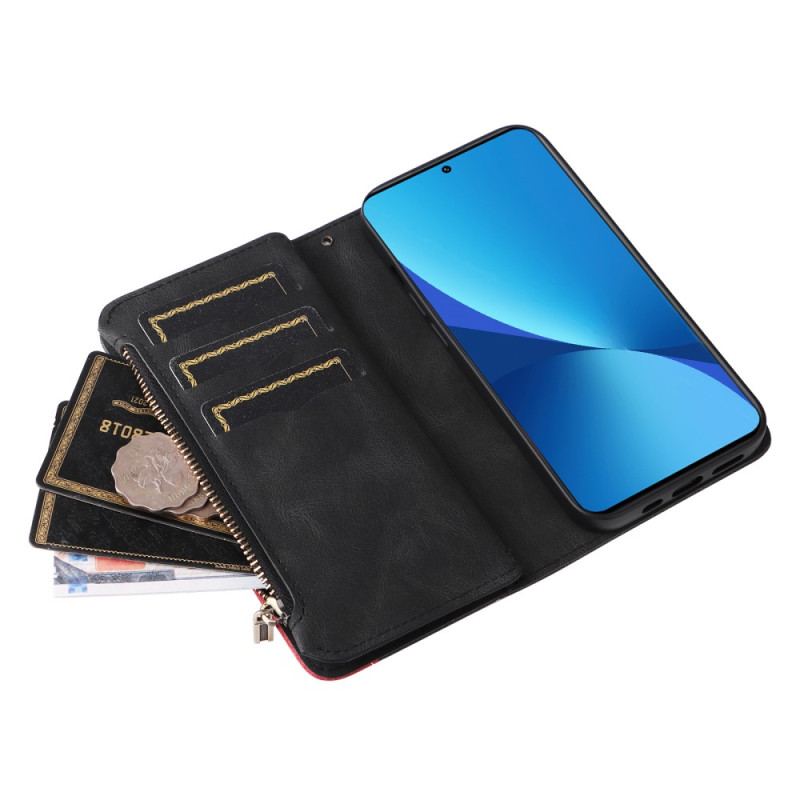 Housse Xiaomi 12 Lite Bicolore avec Porte-Monnaie