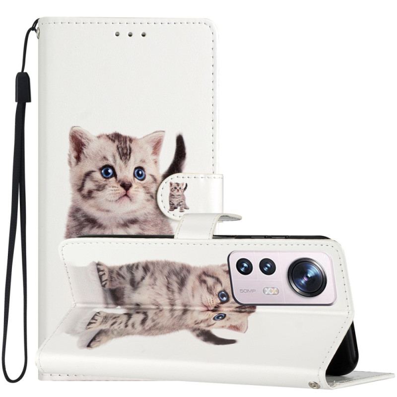 Housse Xiaomi 12 Lite Chaton à Lanière