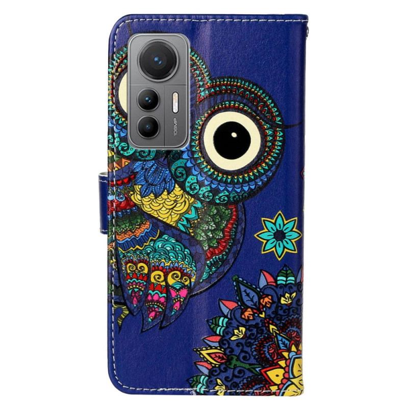 Housse Xiaomi 12 Lite Hibou à Lanière