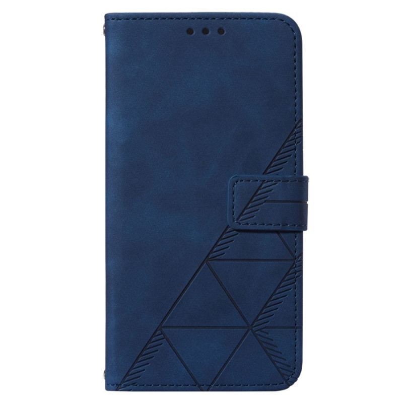 Housse Xiaomi 12 Lite Triangles avec Lanière