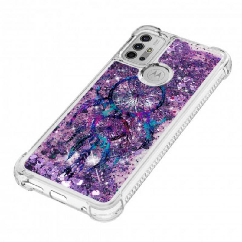 Coque Moto G30 / Moto G10 Attrape Rêves Paillettes