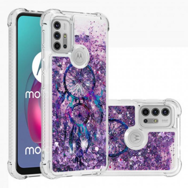 Coque Moto G30 / Moto G10 Attrape Rêves Paillettes