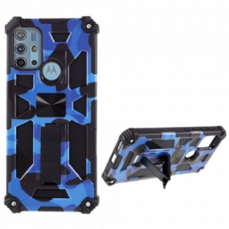 Coque Moto G30 / Moto G10 Camouflage Support Amovible