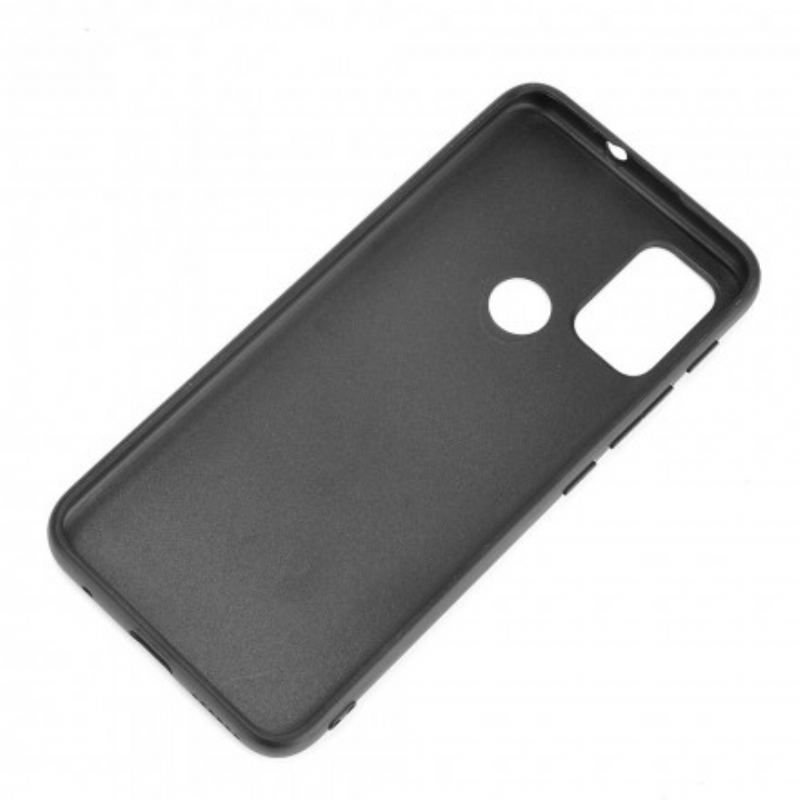 Coque Moto G30 / Moto G10 Effet Cuir Couture