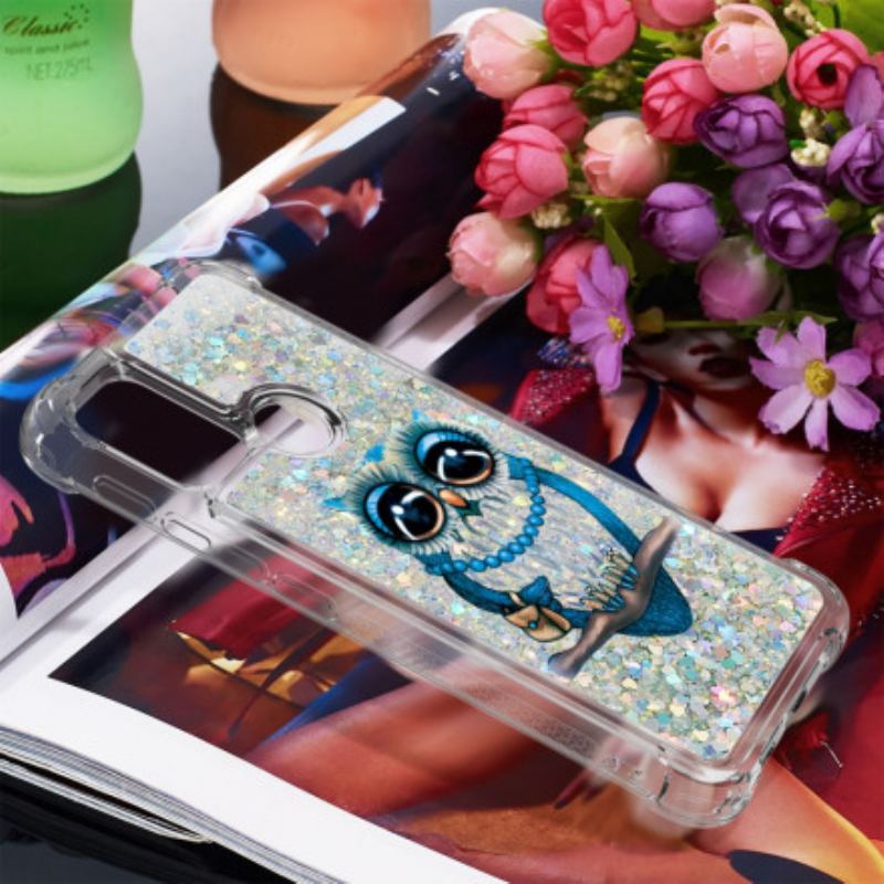 Coque Moto G30 / Moto G10 Miss Hibou Paillettes