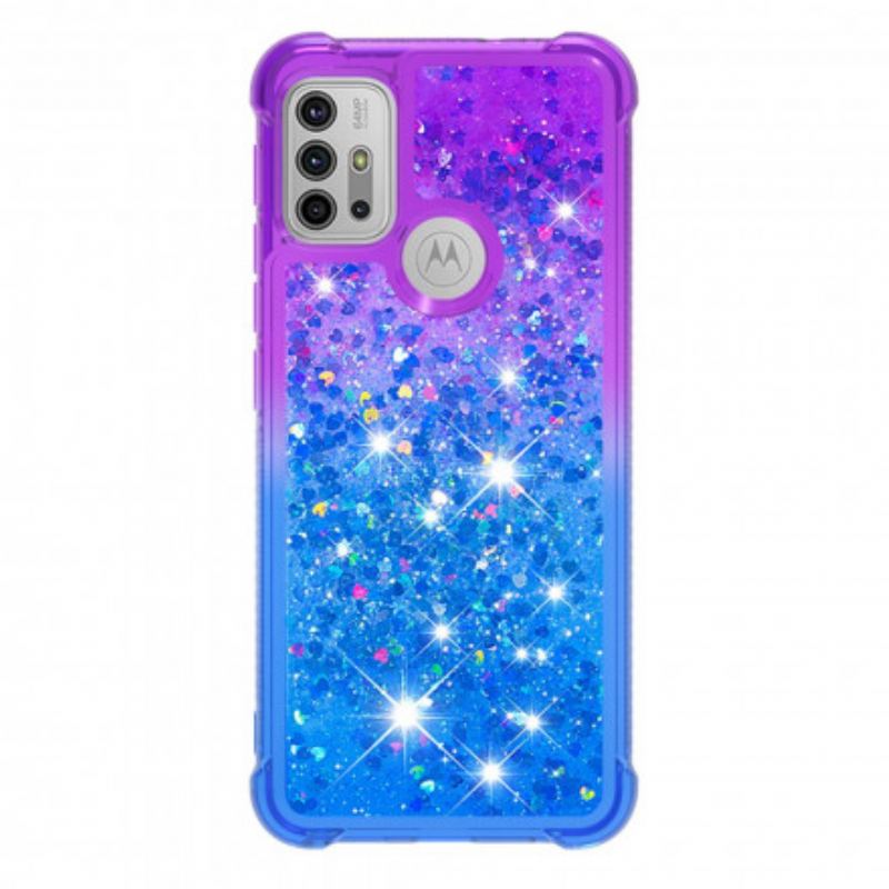 Coque Moto G30 / Moto G10 Paillettes Colors