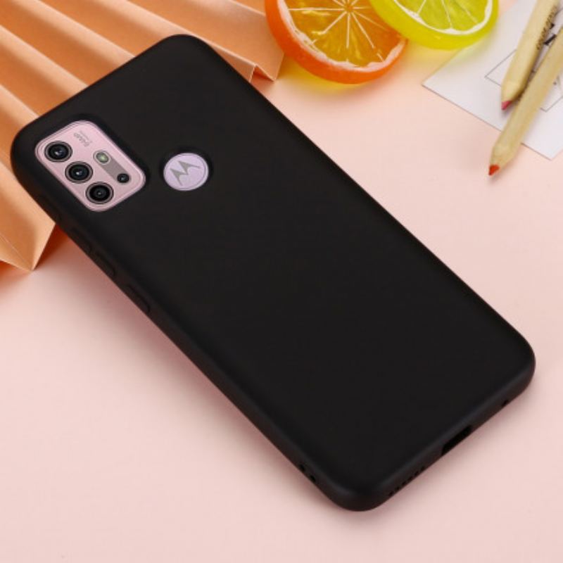 Coque Moto G30 / Moto G10 Silicone Liquide avec Lanière