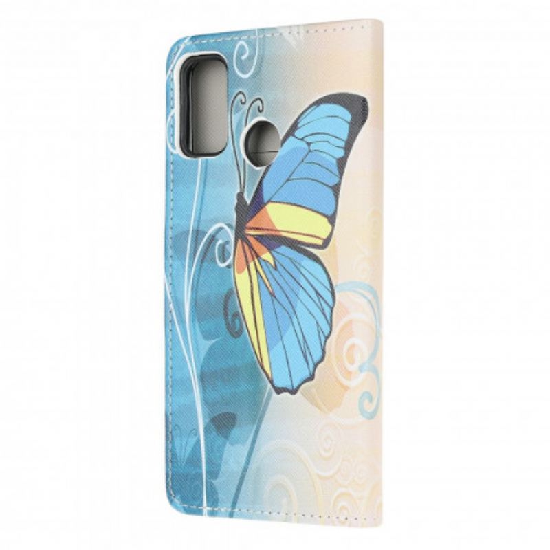 Housse Moto G30 / Moto G10 Butterflies