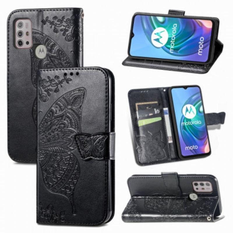 Housse Moto G30 / Moto G10 Demi Papillon