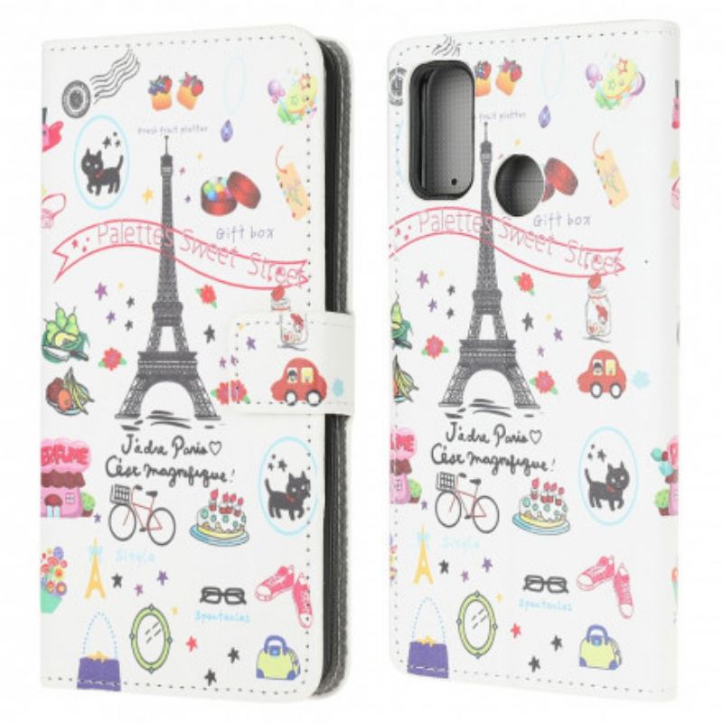 Housse Moto G30 / Moto G10 J'adore Paris