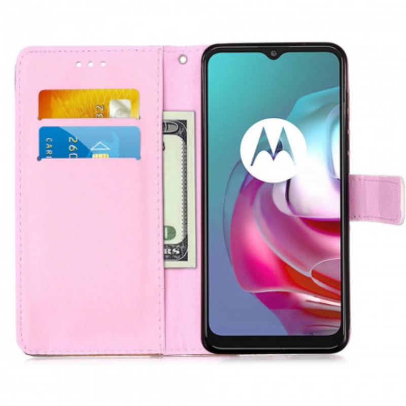 Housse Moto G30 / Moto G10 Panda Galaxie