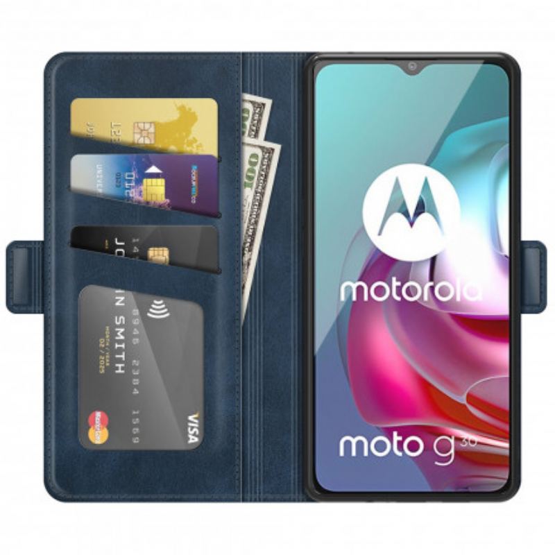 Housse Moto G30 / Moto G10 Rabat Double