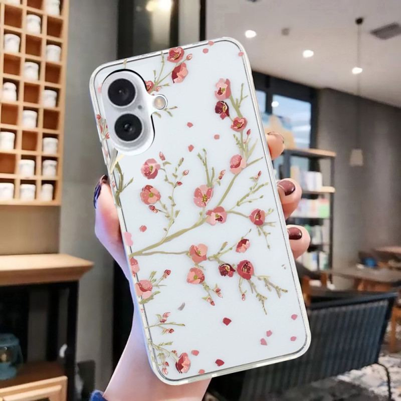 Coque iPhone 16 Fleurs