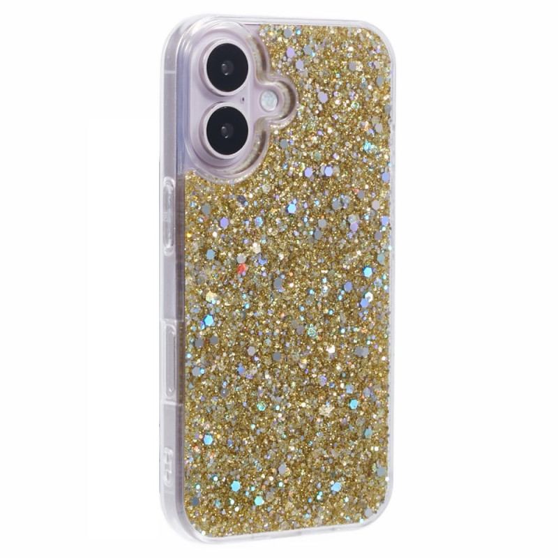 Coque iPhone 16 Paillettes