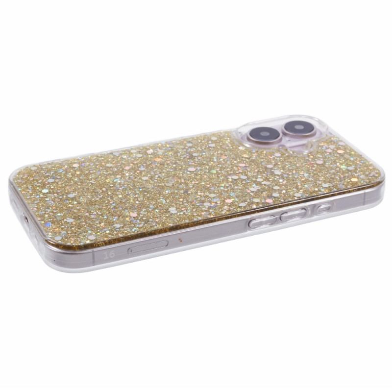 Coque iPhone 16 Paillettes